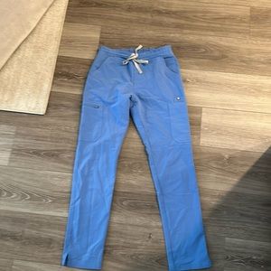 Figs blue XS scrub pants